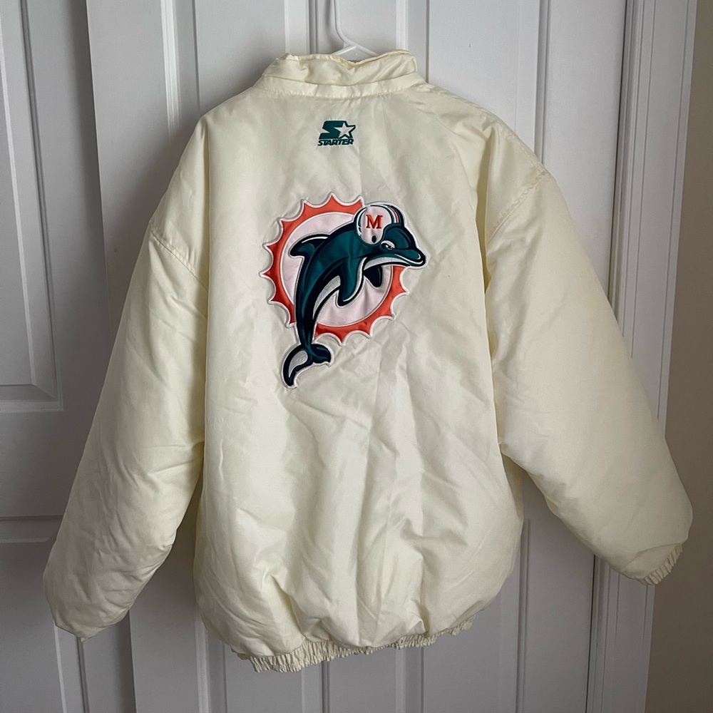 Vintage NFL Miami Dolphins Puffer Jacket